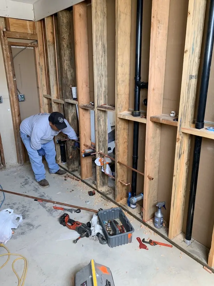 Commercial rough-in plumbing for Gas Line Repair in Jamaica Central - South Sumner